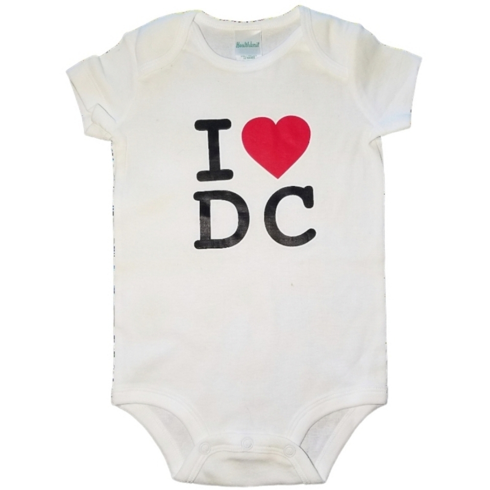 HEALTHKNIT "I ❤ DC " ONE-PIECE 12 MOS - Picture 2 of 10